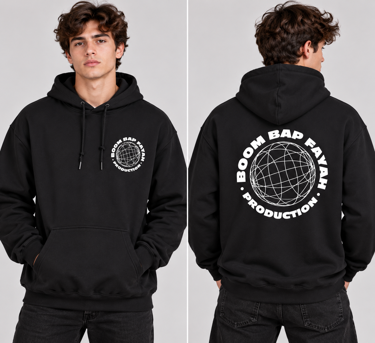 Sweat BoomBap Fayah / Officiel Noir